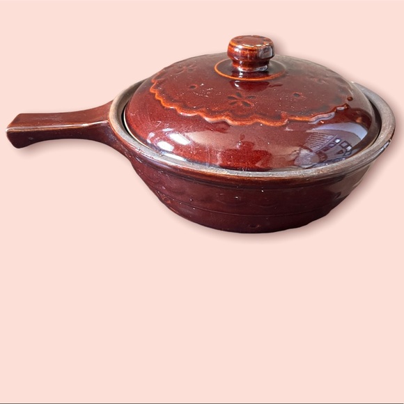 harcrest Kitchen Vintage Harcrest Oven Safe Stoneware Brown Pot